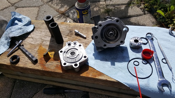 Power steering pump rebuilt